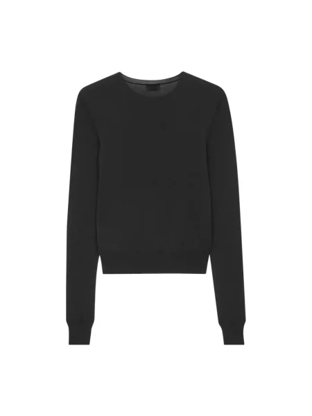 Sweter Saint Laurent wełniany czarny
