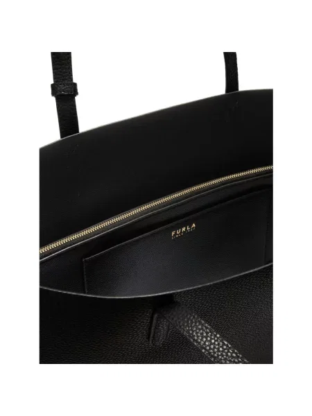 Shopperka Furla skórzana czarna