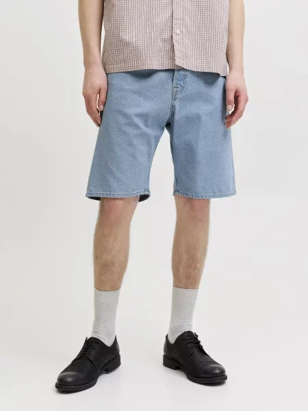 Джинсові шорти JACK & JONES ALEX ORIGINAL SHORTS блакитний