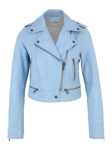 OAKWOOD Geacă de primăvară-toamnă deschis albastru