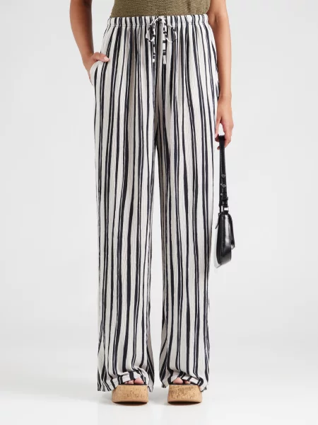 ABOUT YOU Pantaloni Maresa negru alb