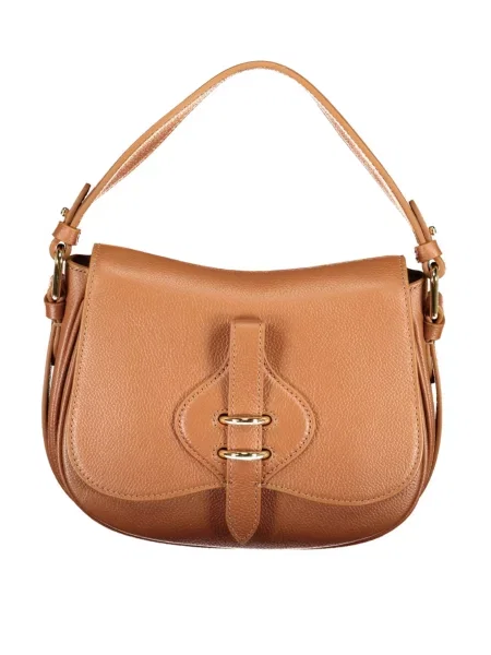 Geanta crossbody Coccinelle din piele maro