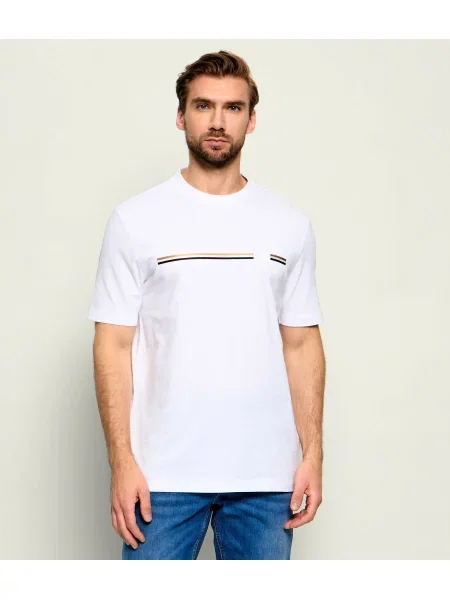 BOSS BLACK Tricou C-Taut 41 alb