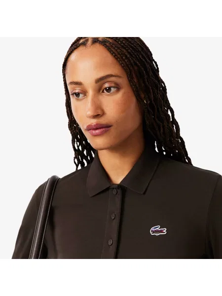 Поло Lacoste коричневое
