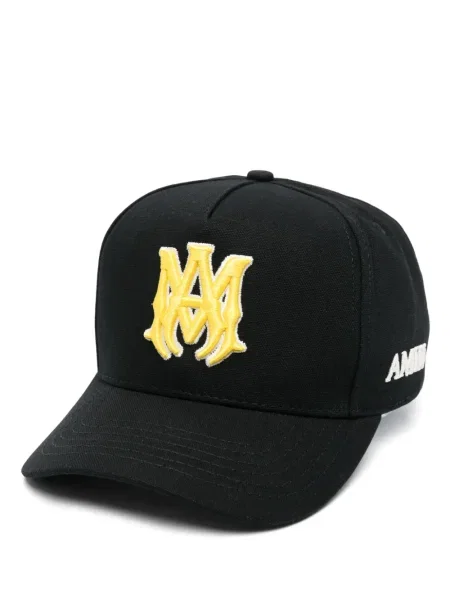 Plátěná kšiltovka Amiri černá
