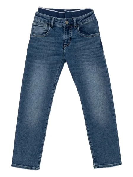 Jeansy dziecięce Emporio Armani niebieskie