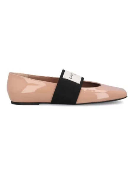 Balerinki Givenchy bez obcasa różowe