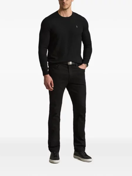 Șosete Polo Ralph Lauren cu broderie în carouri de flanelă verde