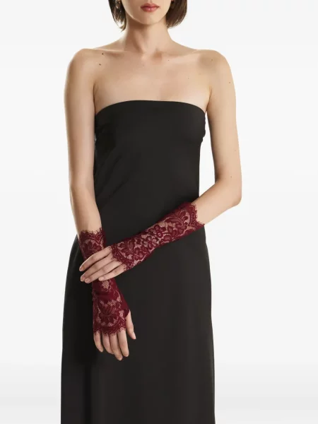 Mănuși 2310 Studio cu model floral roșu