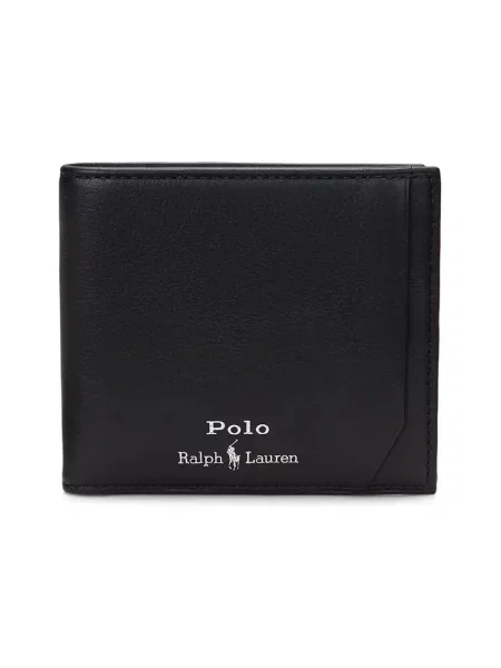 Portfel Polo Ralph Lauren skórzany czarny