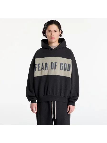 Decupat hanorac cu glugă Fear Of God Essentials gri