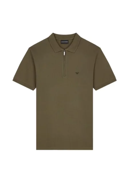 Tricou polo Emporio Armani verde