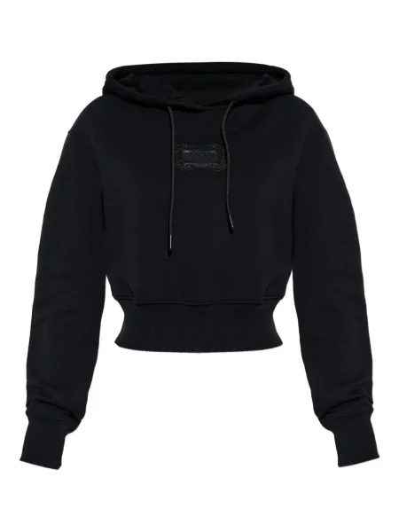 Hanorac cu glugă Versace Jeans Couture negru
