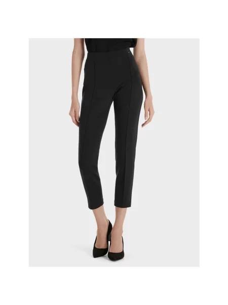 Marc Cain Spodnie Kobieta S Spodnie z Elastycznego Jerseyu czarny