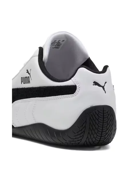 Sneakerși Puma cu șireturi din piele alb