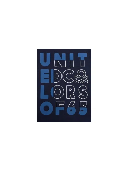United Colors Of Benetton Póló Sötétkék Regular Fit