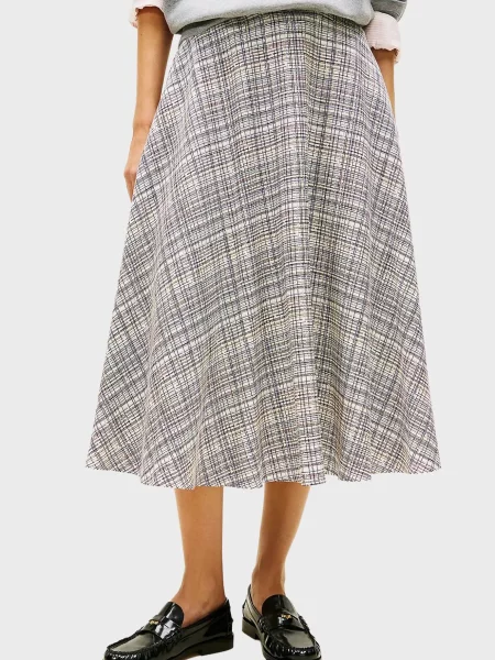 Картата спідниця міді Tommy Hilfiger