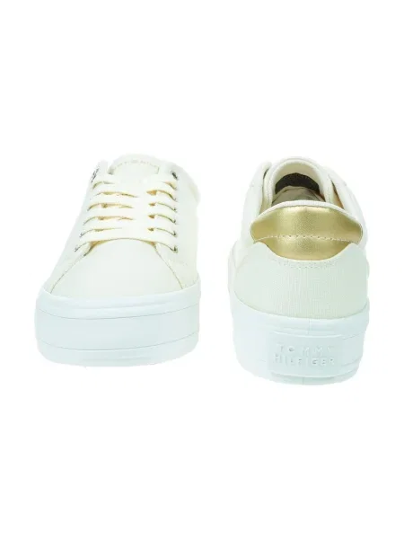 Pantofi Tommy Hilfiger din canvas alb