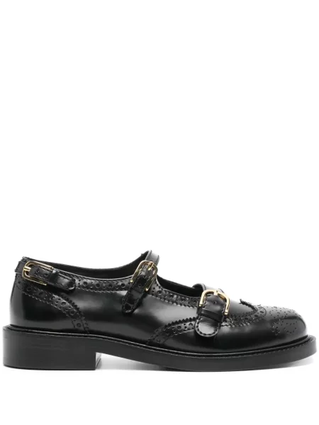 Pantofi Sandro cu cataramă negru