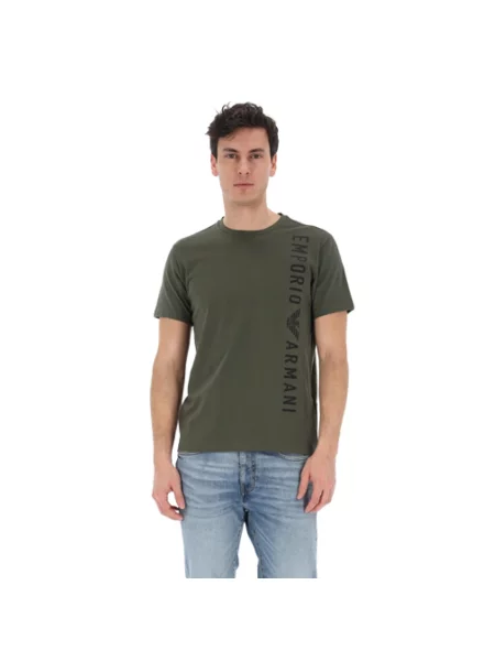 Koszulka Emporio Armani zielona
