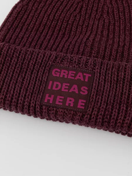 Шапка з додаванням вовни MAX&Co. фіолетовий