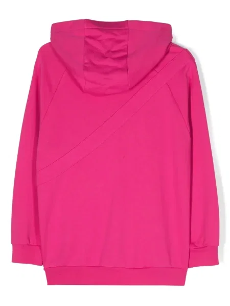 Bluza z kapturem dziecięca Fendi różowa