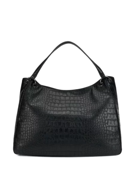 Shopper kabelka Love Moschino s autogramem černá