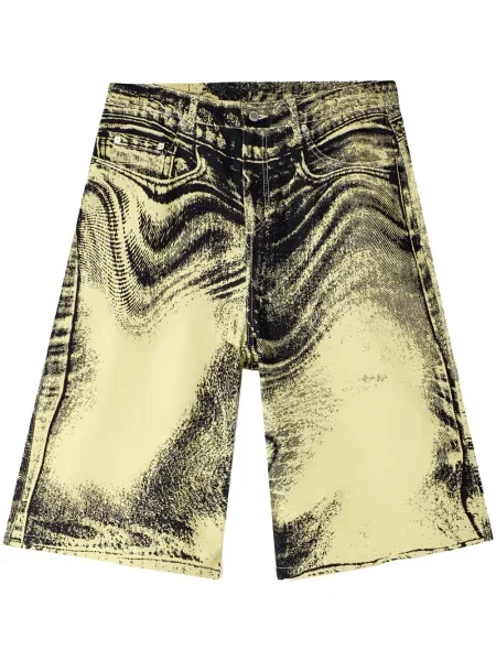 Pantaloni scurți din denim Camperlab galben