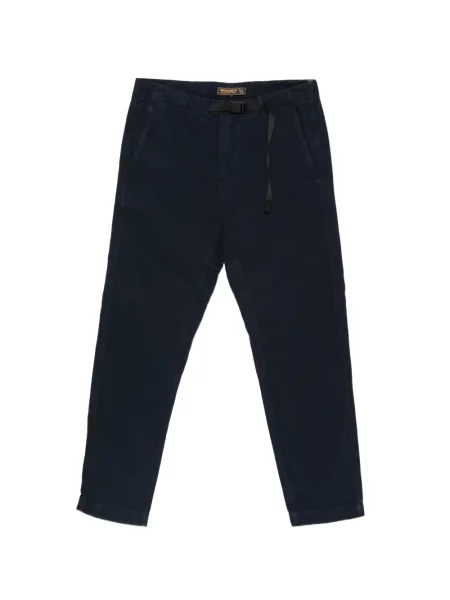 Cu centură pantaloni Woolrich albastru
