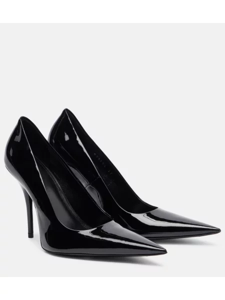Pantofi cu toc Balenciaga din piele negru
