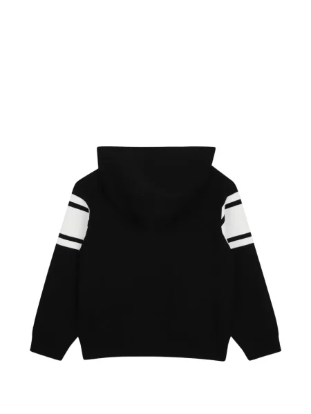 Bluza z kapturem dziecięca Karl Lagerfeld czarna