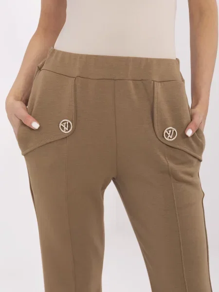 Pantaloni Italy Moda maro
