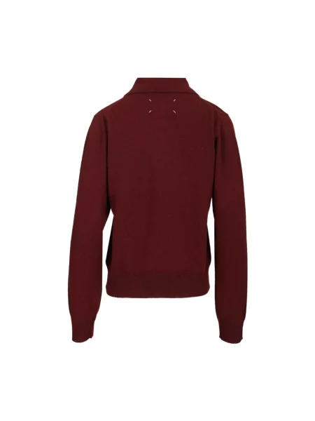 Koszulka polo Maison Margiela wełniana czerwona