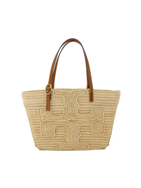 Shopperka Tory Burch beżowa