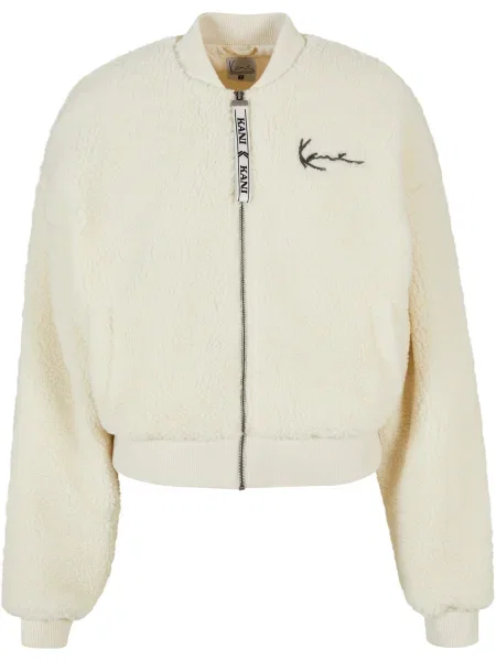 Karl Kani Geacă de primăvară-toamnă negru / murdar alb