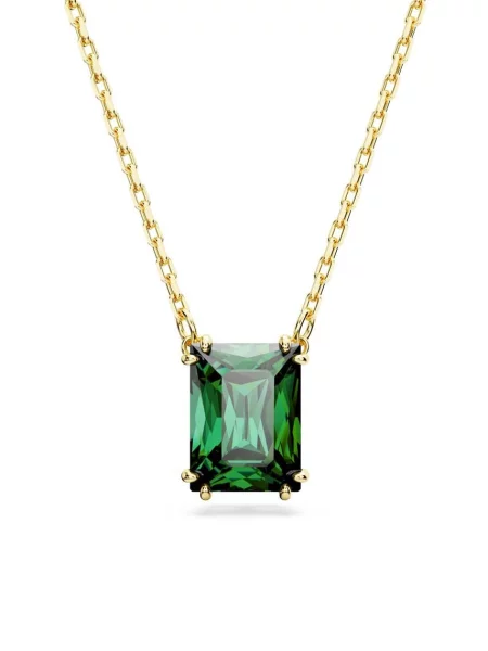 Ogrlica Swarovski MATRIX zelena