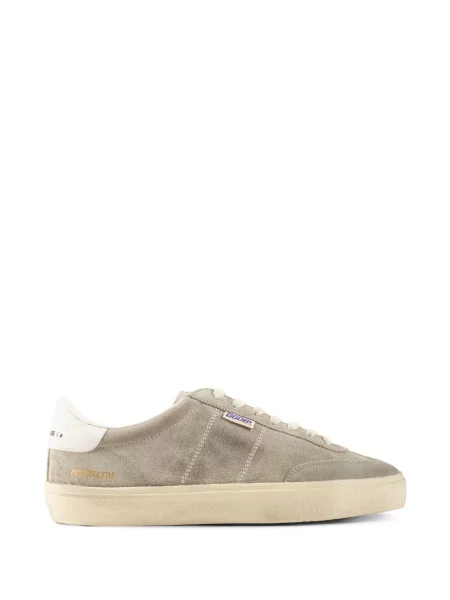 Sneakerși Golden Goose din piele de căprioară gri