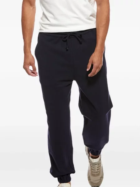 Pantaloni Brunello Cucinelli alergare albastru