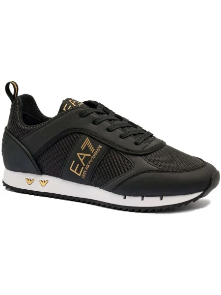 Tenisky Emporio Armani Ea7 so sieťovinou čierna