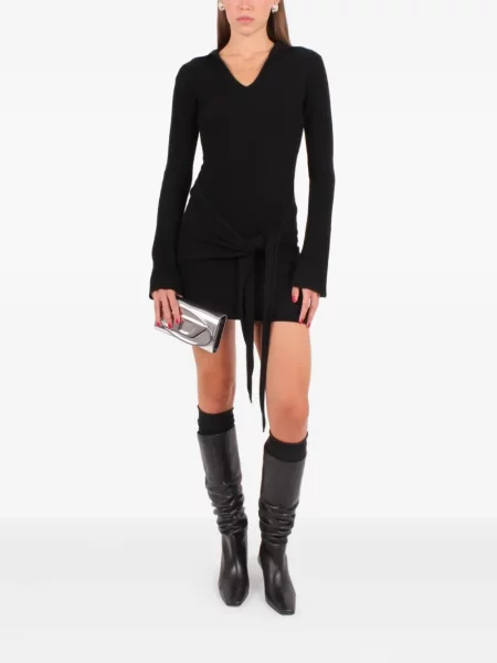 Mała mały sukienka mini Federica Tosi garniturowa czarna