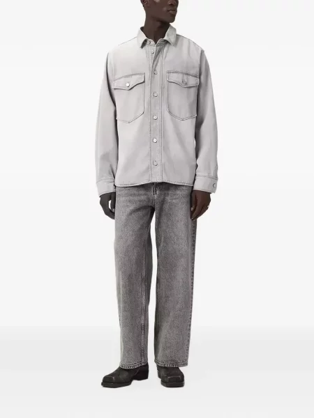Cămașă de blugi Allsaints gri