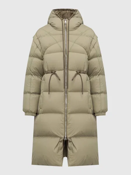 Пуховик Roquette з нашивкою логотипа Moncler зелений