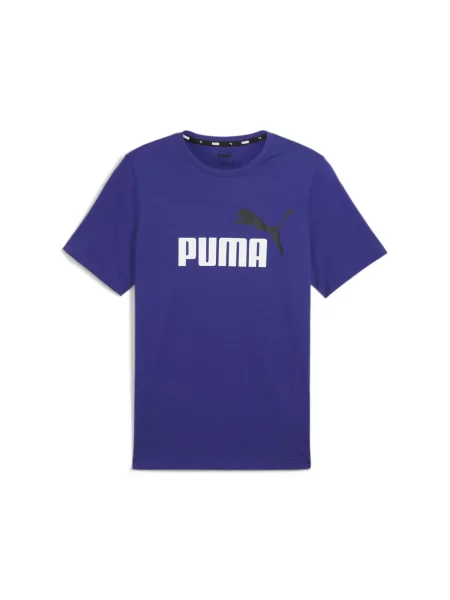 PUMA koszulka t-shirt ESS+ 2 Col Logo Tee L niebieska