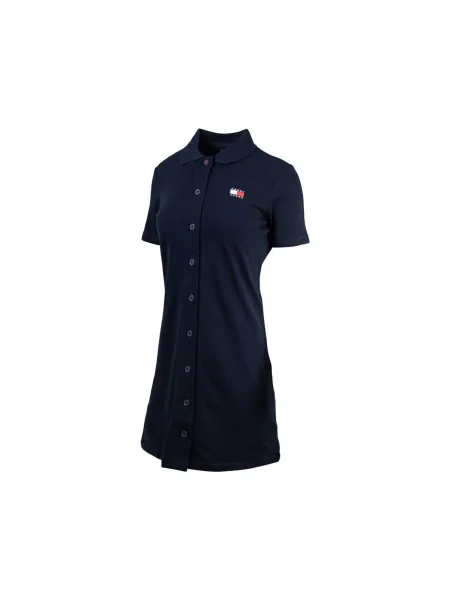 Rochie din denim Tommy Hilfiger albastru