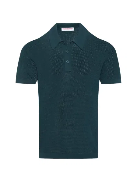 Tricou polo Orlebar Brown tricotate verde