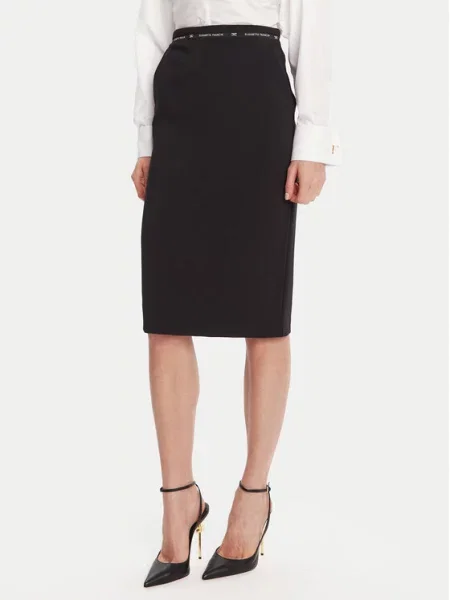 Elisabetta Franchi Спідниця-міді чорний