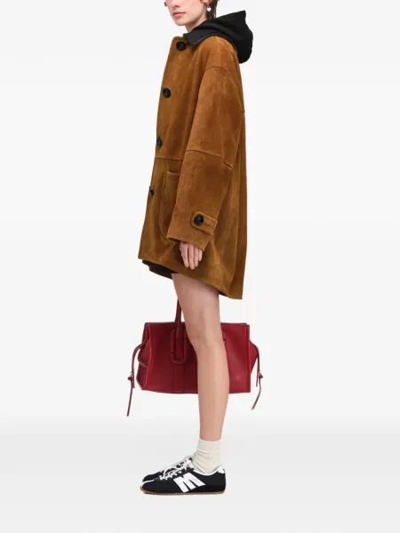 Kabát Marc Jacobs hnedá