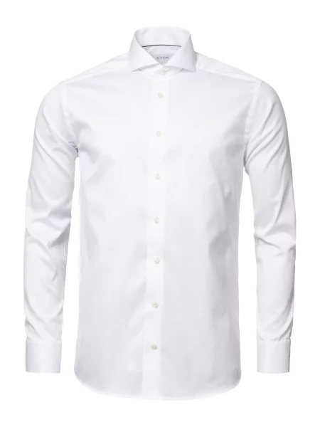 Eton Košile Slim Fit bílá