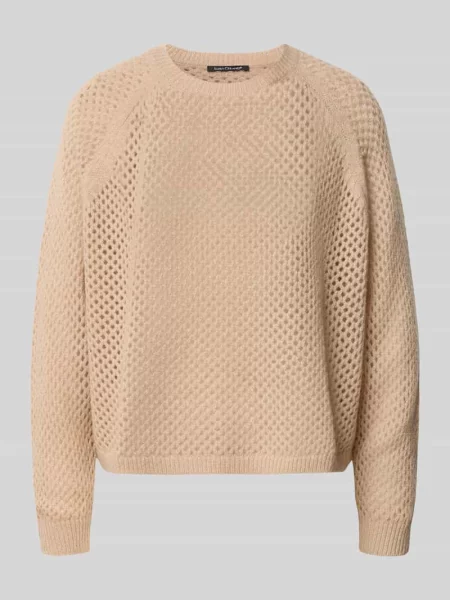 Sweter z dzianiny z domieszką kaszmiru Luisa Cerano