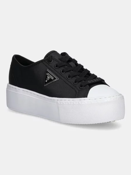 Ниски кецове Guess черно